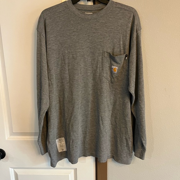 Carhartt Other - Carhartt Flame Resistant FR Force Long Sleeve Pocket T-Shirt Size XL